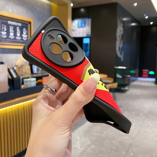 Realme P1/Narzo 70/Narzo 70 Pro 5G Ferrari Soft Silicone Cute 3D Cartoon Back Cover Case - Ferrari