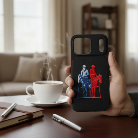 Apple iPhone 17 Pro Max Premium US POLO Assn. Embroidery Leather case - Jockey 6