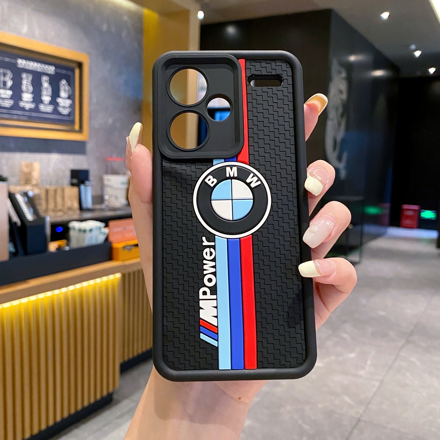 Redmi Note 13 Pro Plus 5G BMW Soft Silicone Cute 3D Cartoon Back Cover Case - BMW