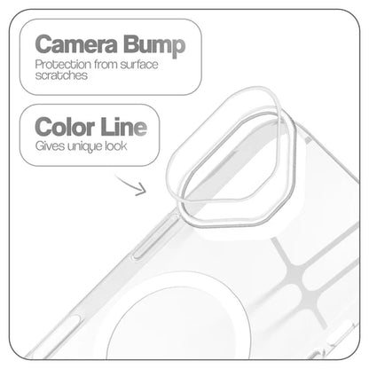 Apple iPhone 17 Premium Crystal Clear Anti-Yellowing Wireless Charging Support Case - Crystal White