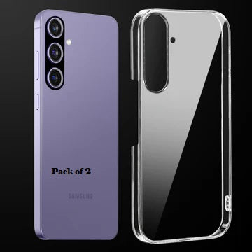 (Pack Of 2) Samsung A26 5g Anti-Yellow Crystal Clear Hard Back Case Cover