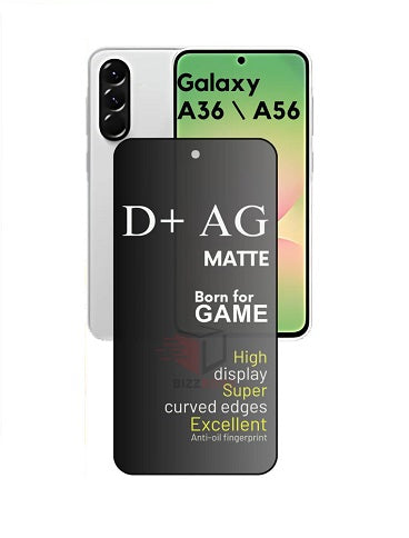 (Pack Of 3) Samsung A36 5g Gaming Special D+ AG Matte Tempered Glass Anti Fingerprint