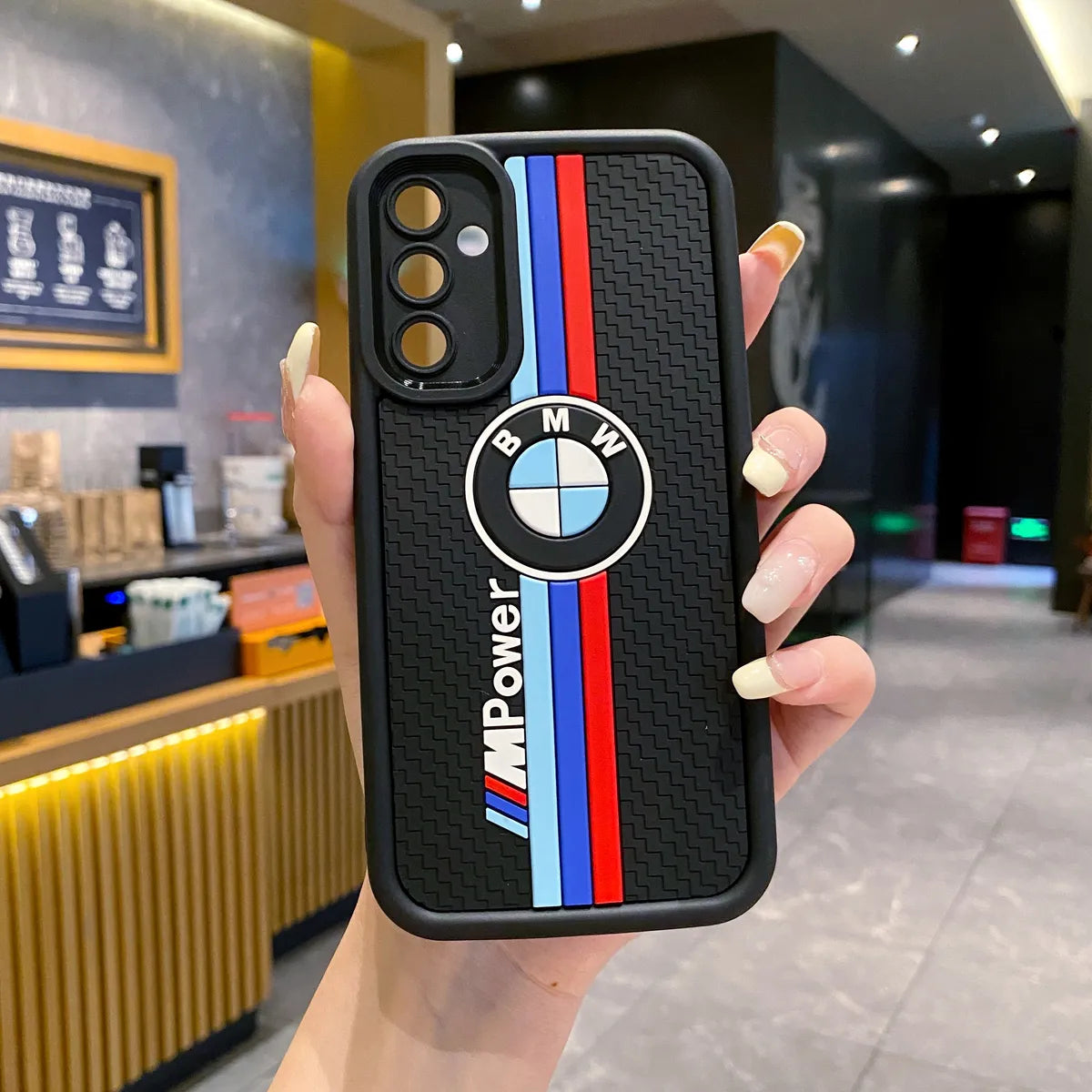Samsung A35 5G BMW Soft Silicone Cute 3D Cartoon Back Cover Case - BMW