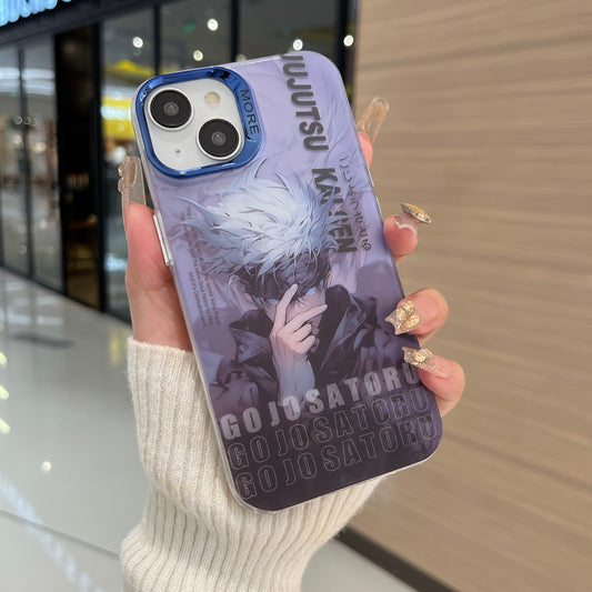Apple iPhone Luxury ANIME Satoru Gojo New IMD Printed Back Case cover - Satoru Gojo 1