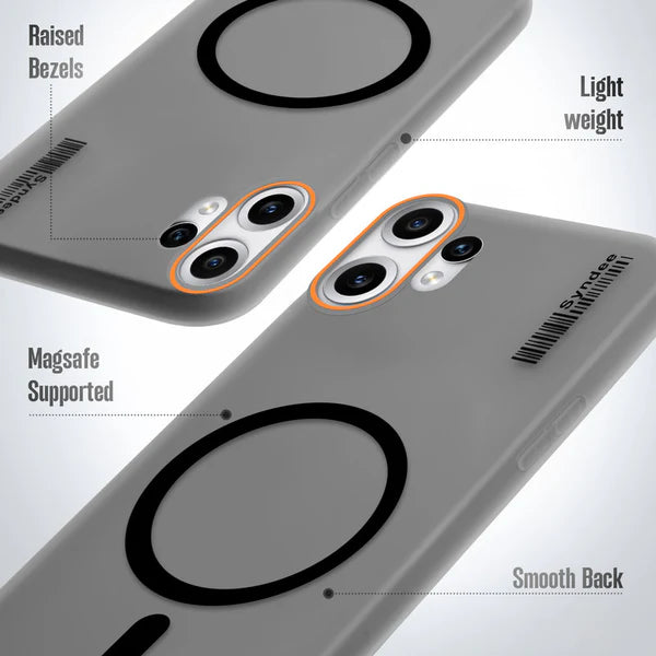 Nothing CMF Phone 2 Pro 5G Premium Magnetic Frosted Ultra Slim Back Case - Frosted black