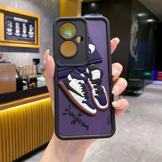 Oppo F25 Pro 5G Nike Soft Silicone Cute 3D Cartoon Back Cover Case - Nike 2