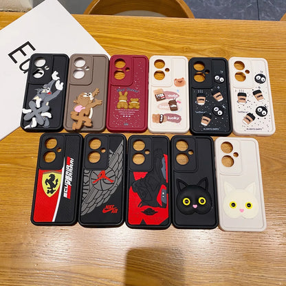 Oppo F25 Pro 5G Jordan Soft Silicone Cute 3D Cartoon Back Cover Case - Jordan 1