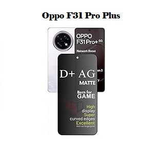 (Pack Of 3)Oppo F31 Pro Plus 5g Gaming Special D+ AG Matte Tempered Glass Anti Fingerprint