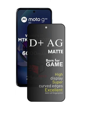 (Pack Of 3) Motorola Moto G64 5g Gaming Special D+ AG Matte Tempered Glass Anti Fingerprint