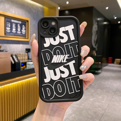Apple iPhone Nike Soft Silicone Cute 3D Cartoon Back Cover Case - Nike 1