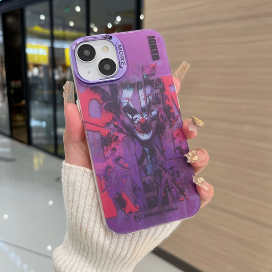 Apple iPhone 15 Premium New Anime IMD Printed Gradient Back Case - Joker