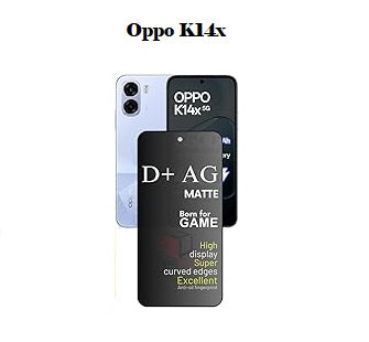 (Pack Of 3)Oppo K14x 5g Gaming Special D+ AG Matte Tempered Glass Anti Fingerprint