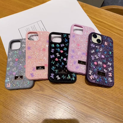 Apple iPhone Swarovski Glitter Rhinestone Shinning Premium cases - Pink