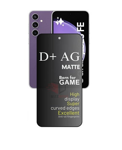 (Pack Of 3) Samsung S23 Fe 5g Gaming Special D+ AG Matte Tempered Glass Anti Fingerprint