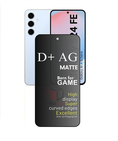 (Pack Of 3) Samsung S24 Fe 5g Gaming Special D+ AG Matte Tempered Glass Anti Fingerprint