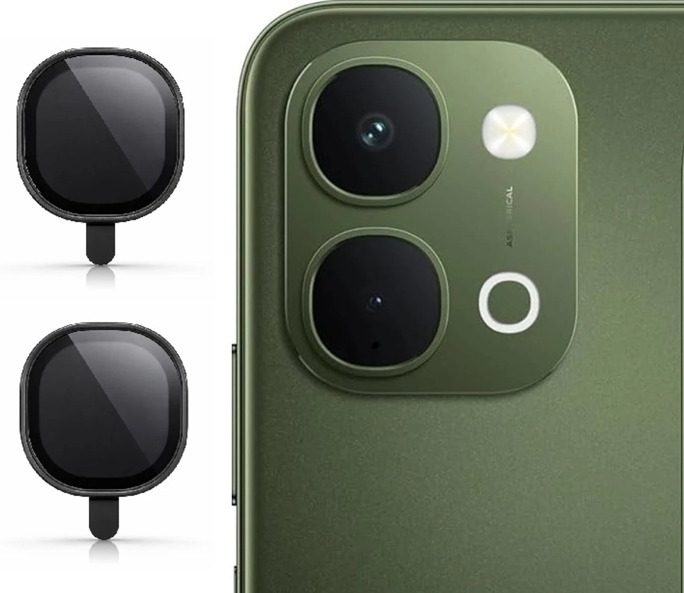 Vivo T5X 5g Camera Lens Protector with Aluminum Alloy Rings