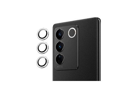 Vivo V27 5G Camera Lens Protector with Aluminum Alloy Rings
