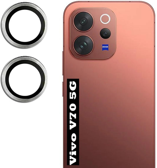Vivo V70/V70 Elite 5g Camera Lens Protector with Aluminum Alloy Rings